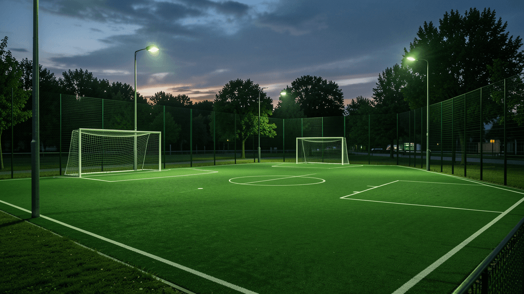 Sherman park futsal courts — illustration, Jake Team LLC