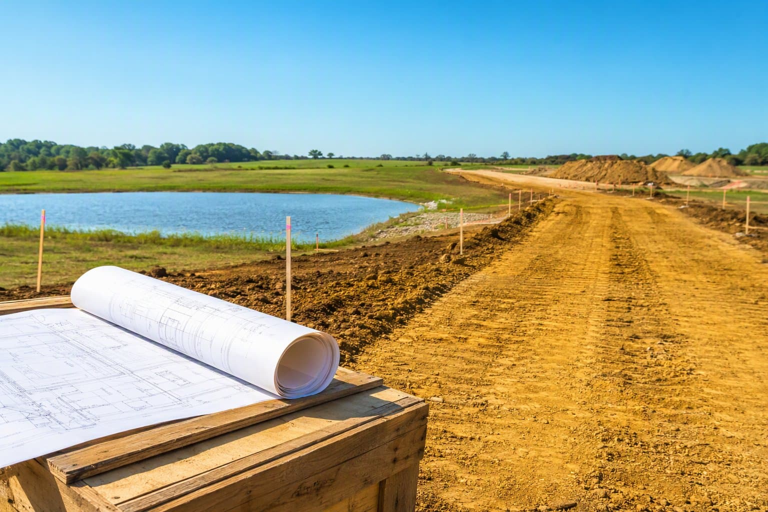 Sherman site prep - illustration, Jake Team LLC