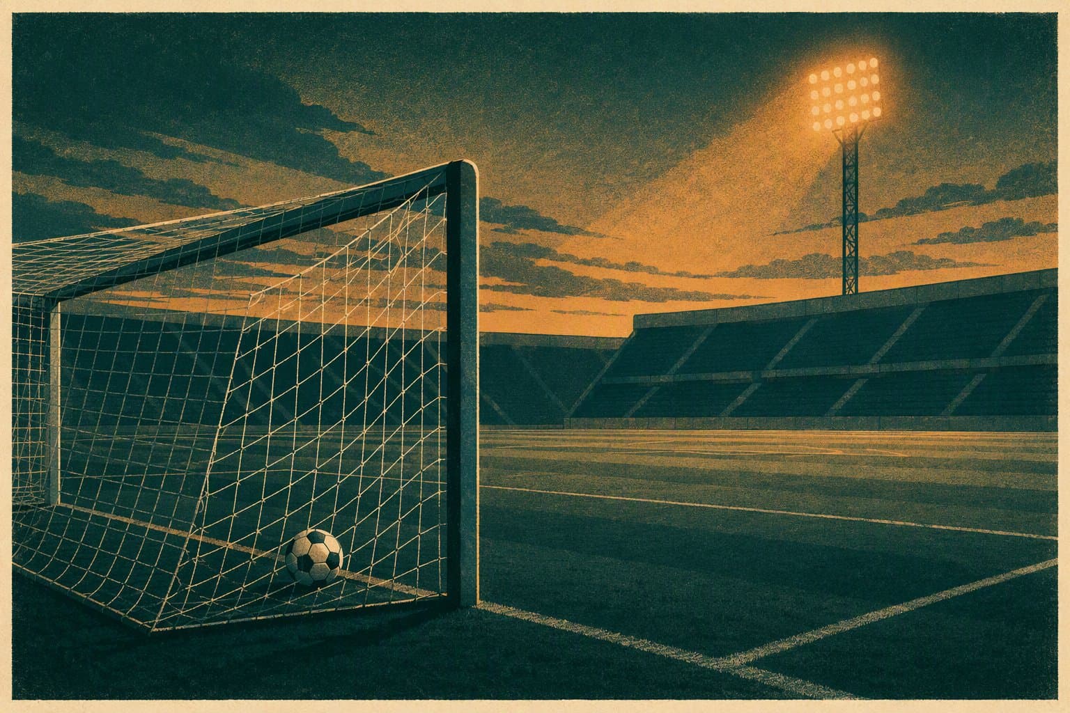 Late Goal Victory - illustration, Jake Team LLC