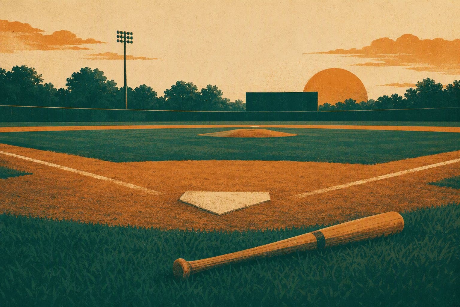 Baseball Victory - illustration, Jake Team LLC
