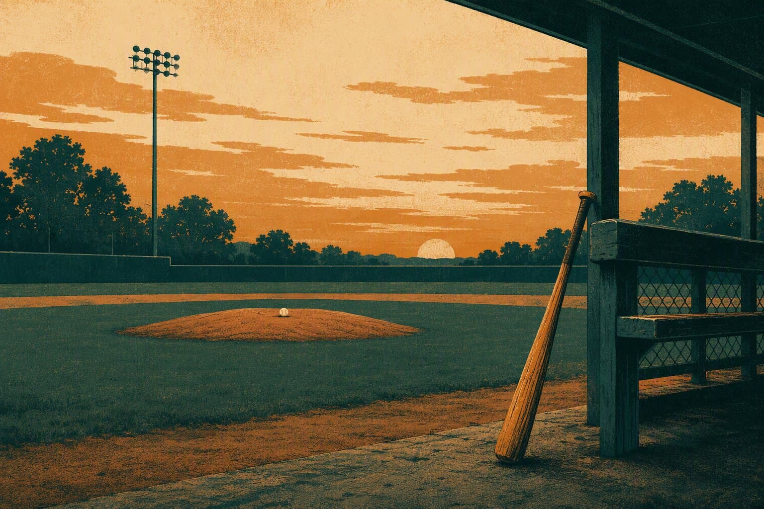 Baseball Victory - illustration, Jake Team LLC