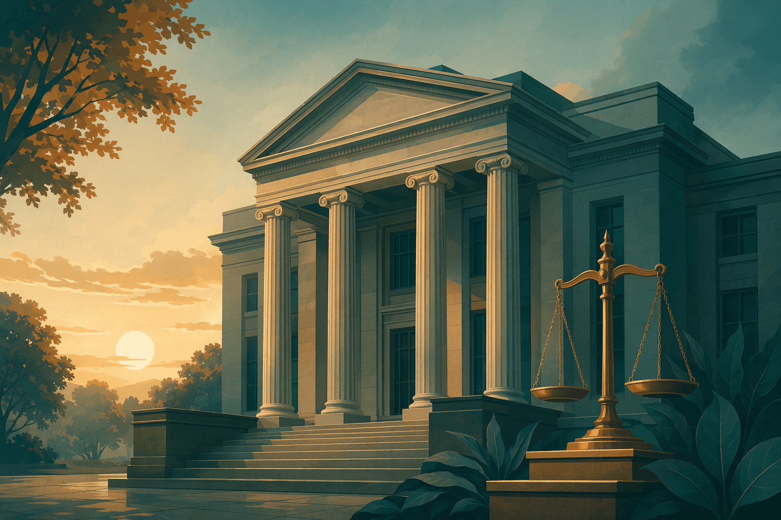 Somber Justice - illustration, Jake Team LLC