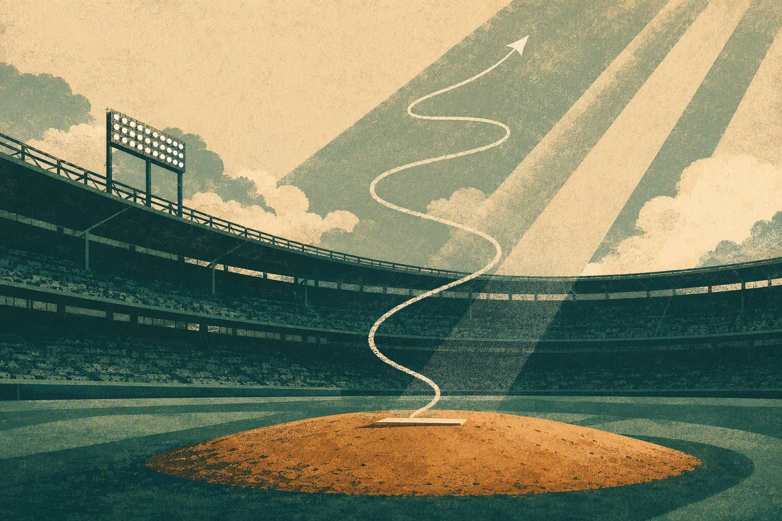 Pitching Dominance - illustration, Jake Team LLC
