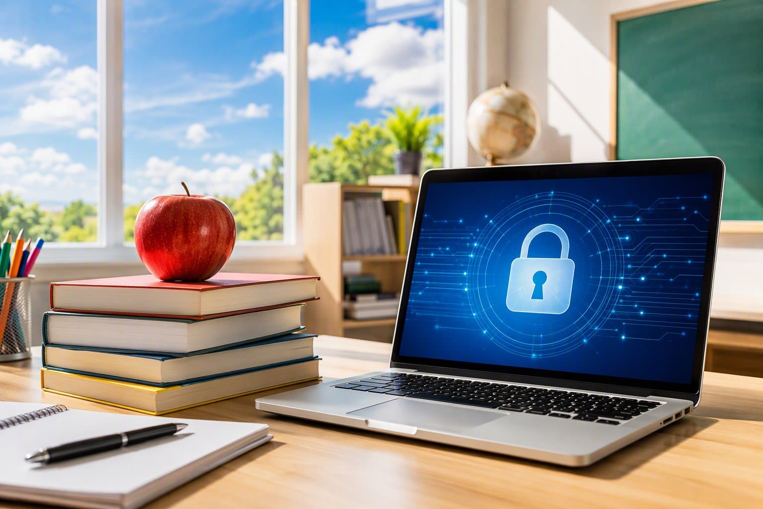 School data security - illustration, Jake Team LLC
