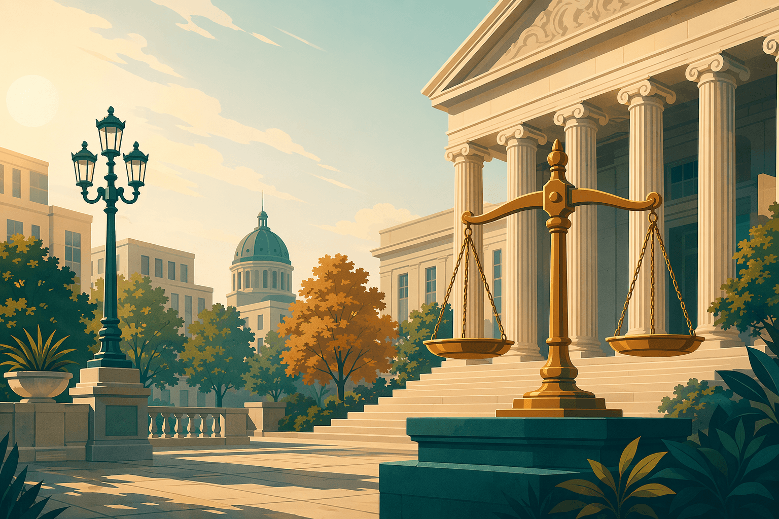 Justice and Order - illustration, Jake Team LLC