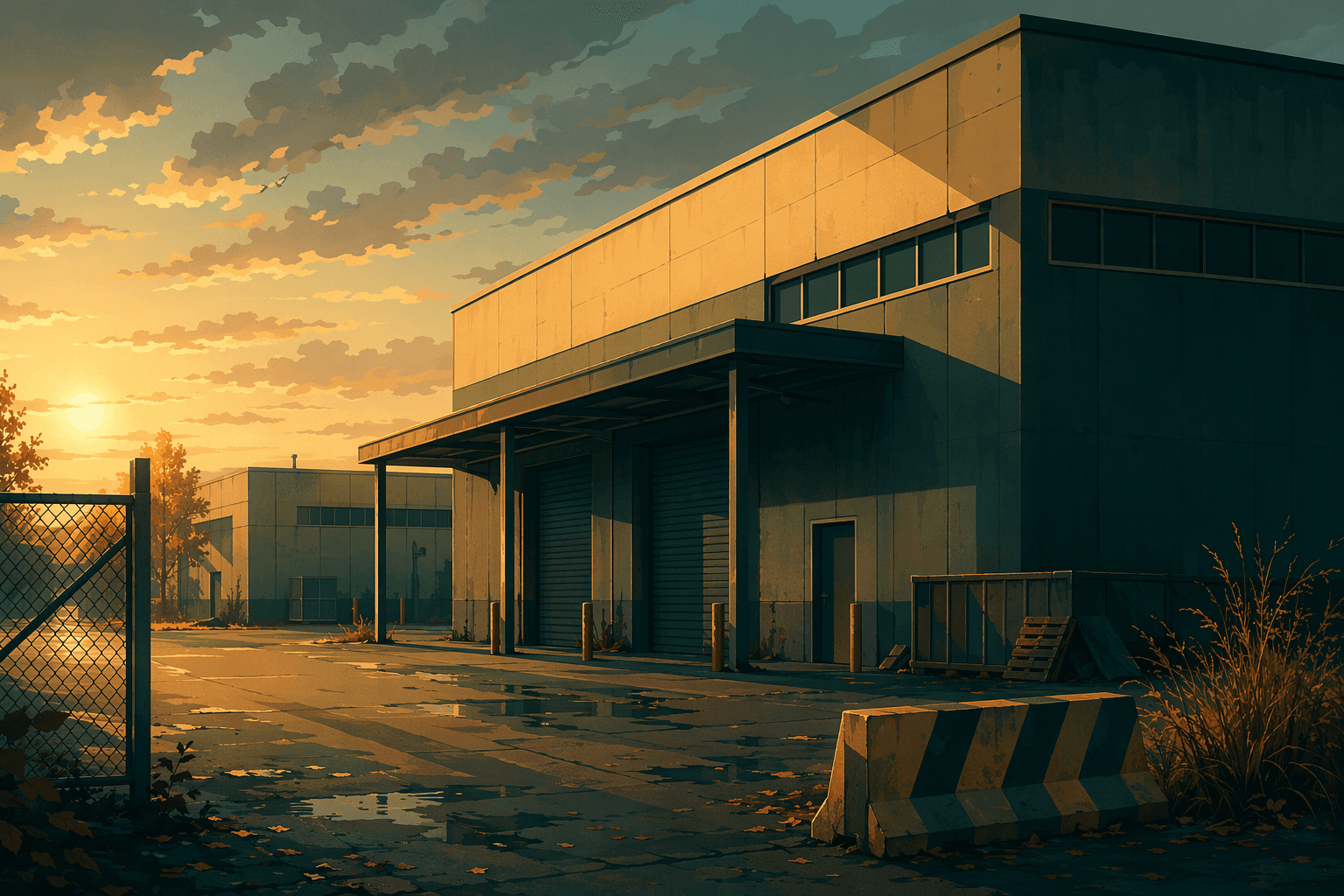 Industrial Facility Closure - illustration, Jake Team LLC