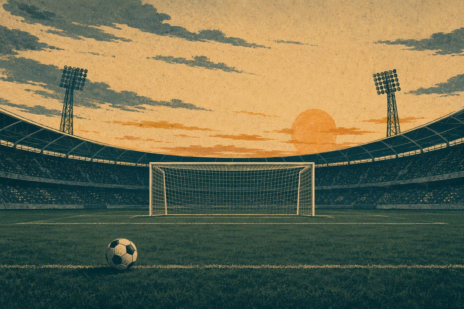 Soccer Stalemate - illustration, Jake Team LLC