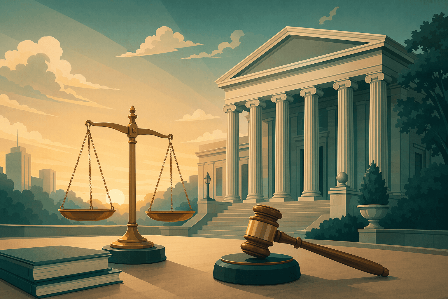 Justice and Order - illustration, Jake Team LLC