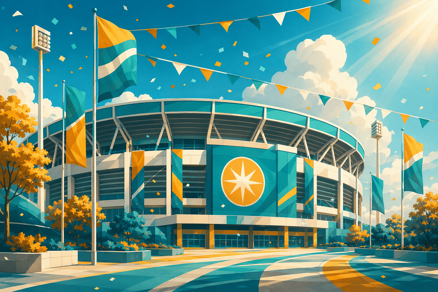Victory Celebration - illustration, Jake Team LLC