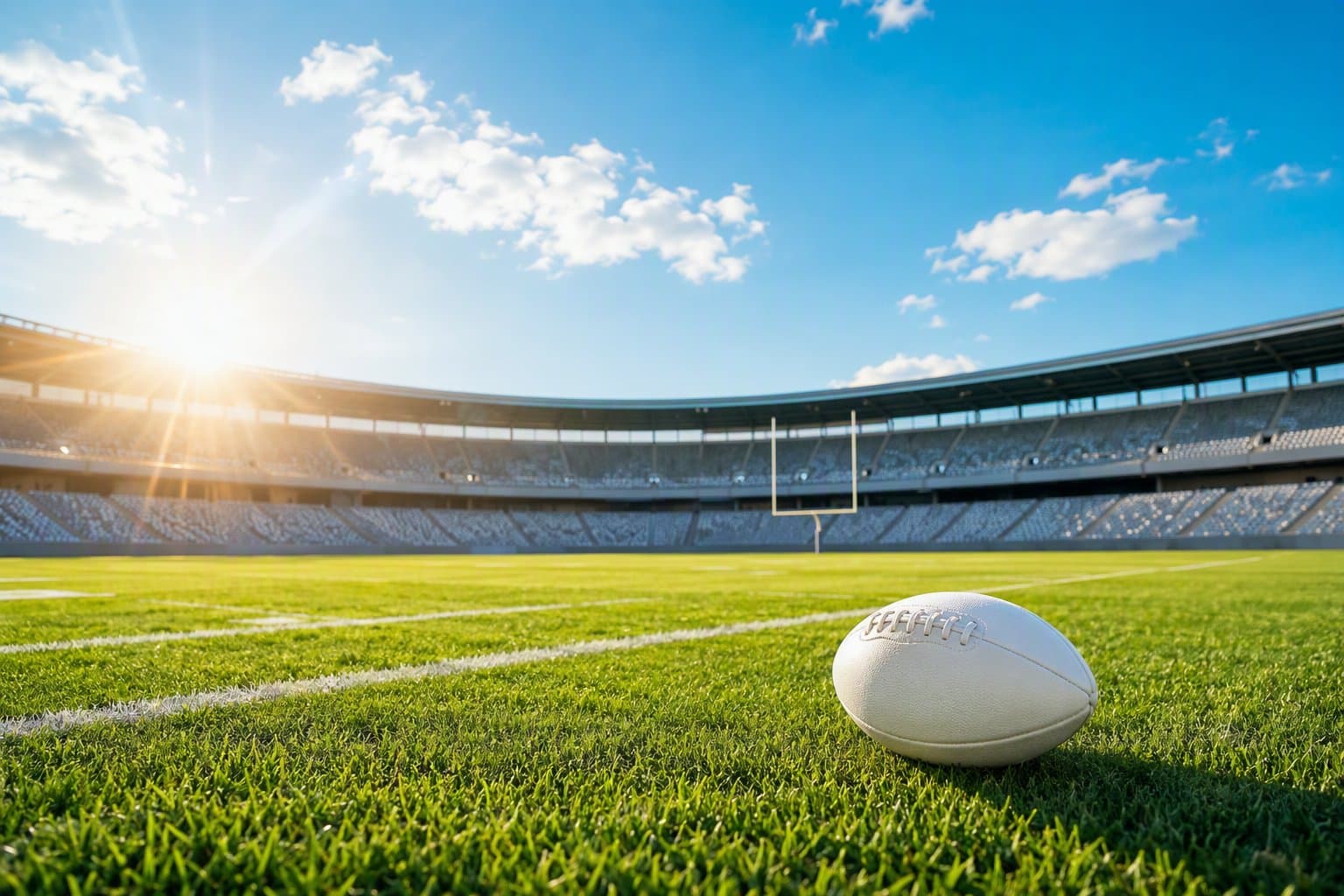 empty football stadium - illustration, Jake Team LLC
