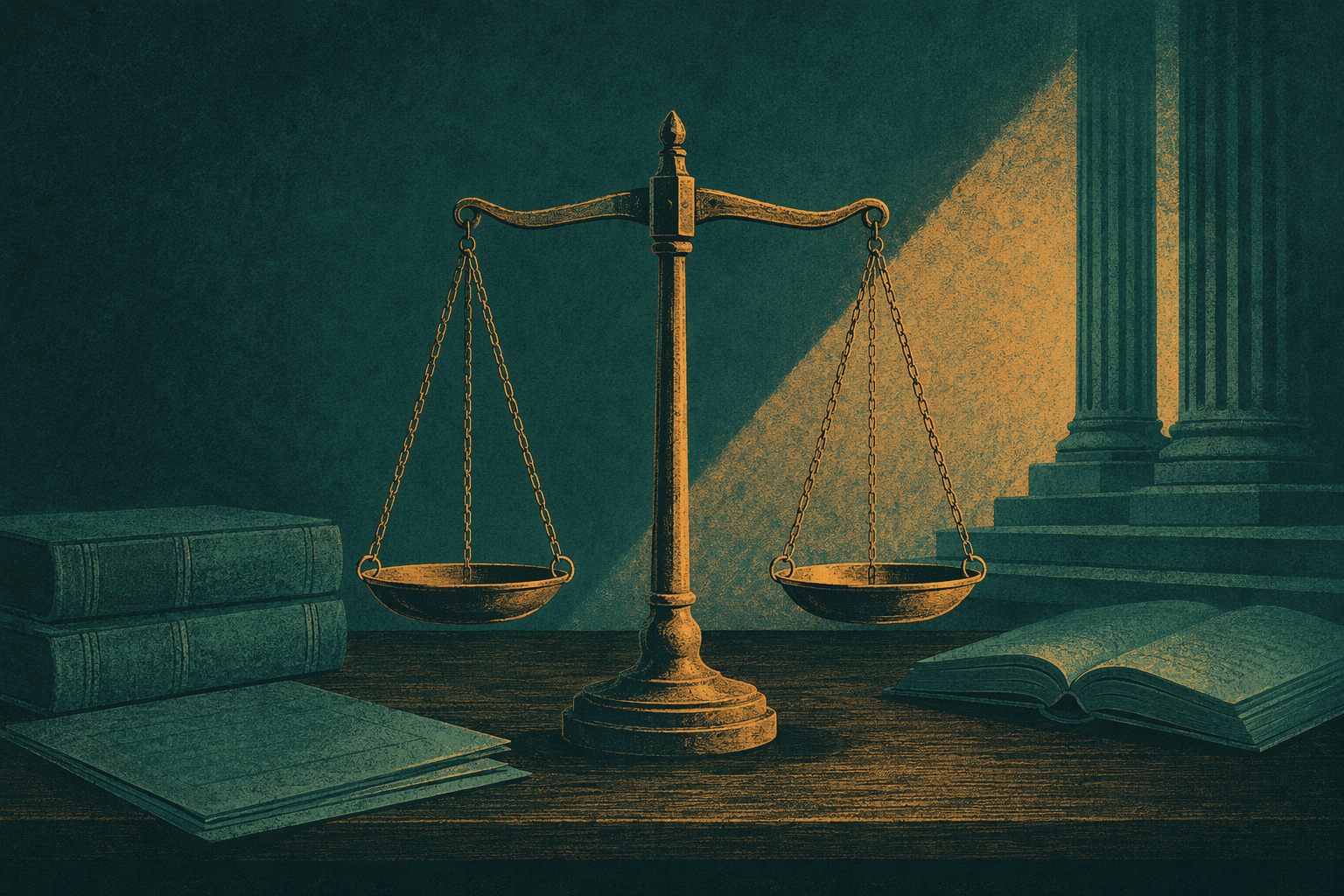 Justice and Memory - illustration, Jake Team LLC