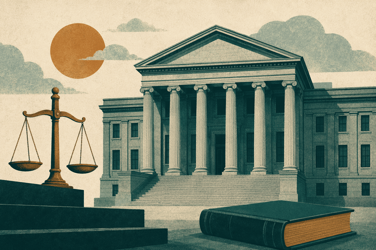 justice and consequence - illustration, Jake Team LLC