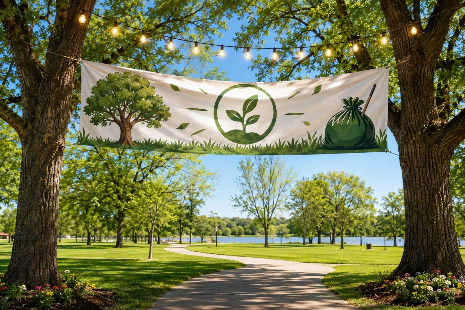 Sherman community cleanup - illustration, Jake Team LLC