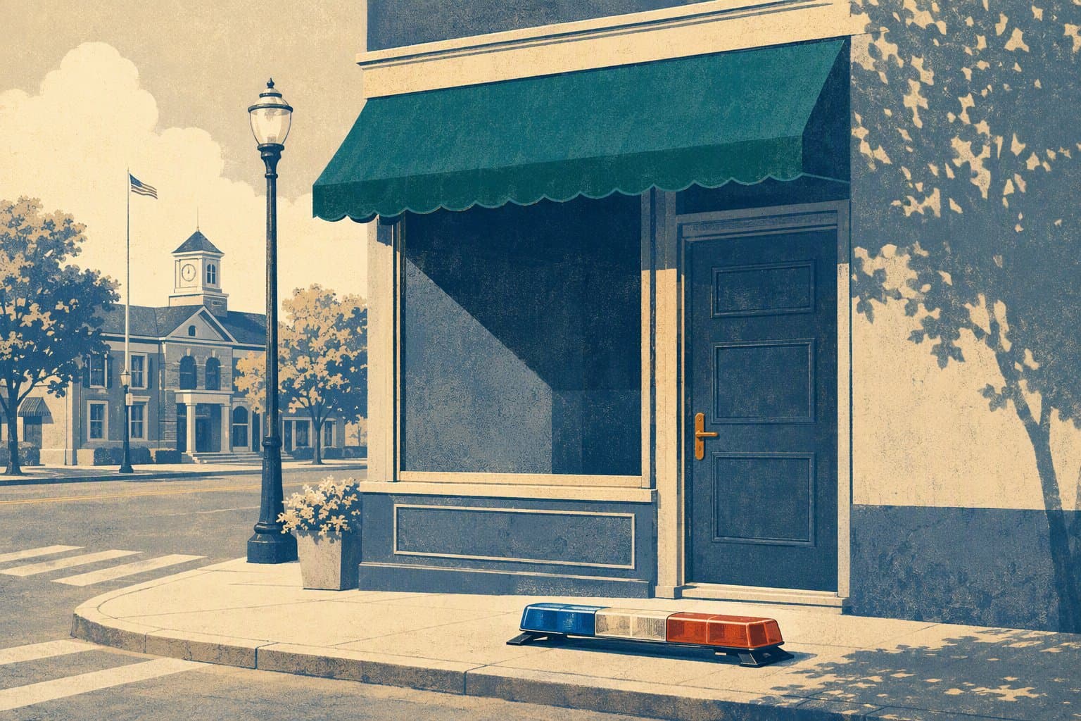 Sherman civic calm - illustration, Jake Team LLC