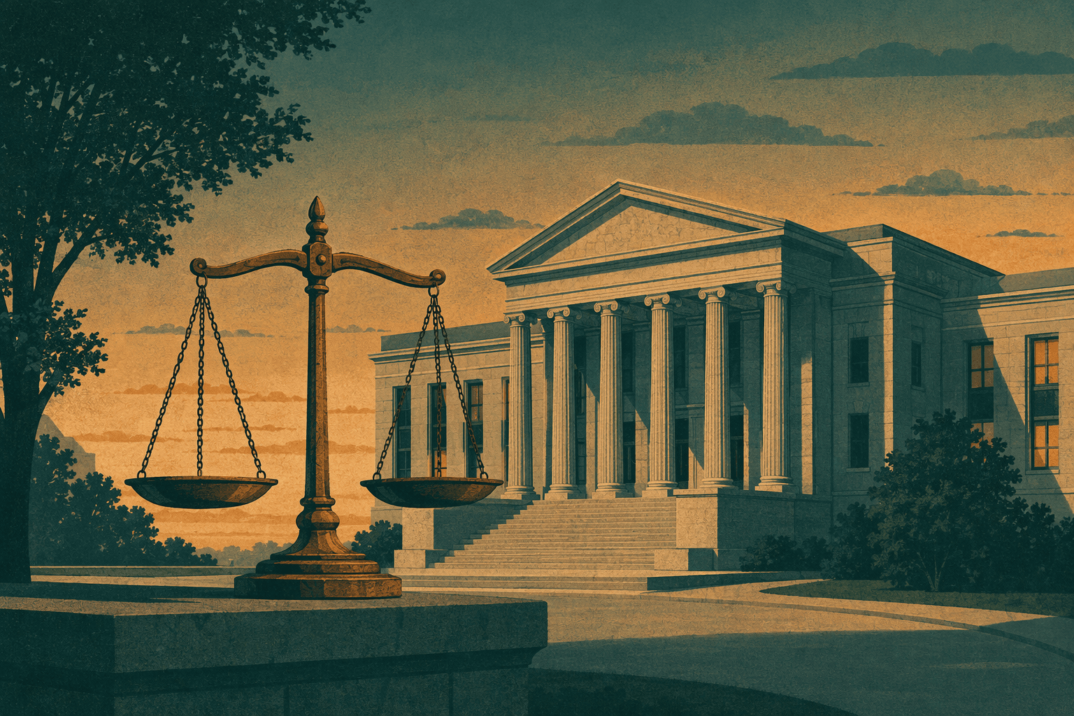 Justice Process - illustration, Jake Team LLC
