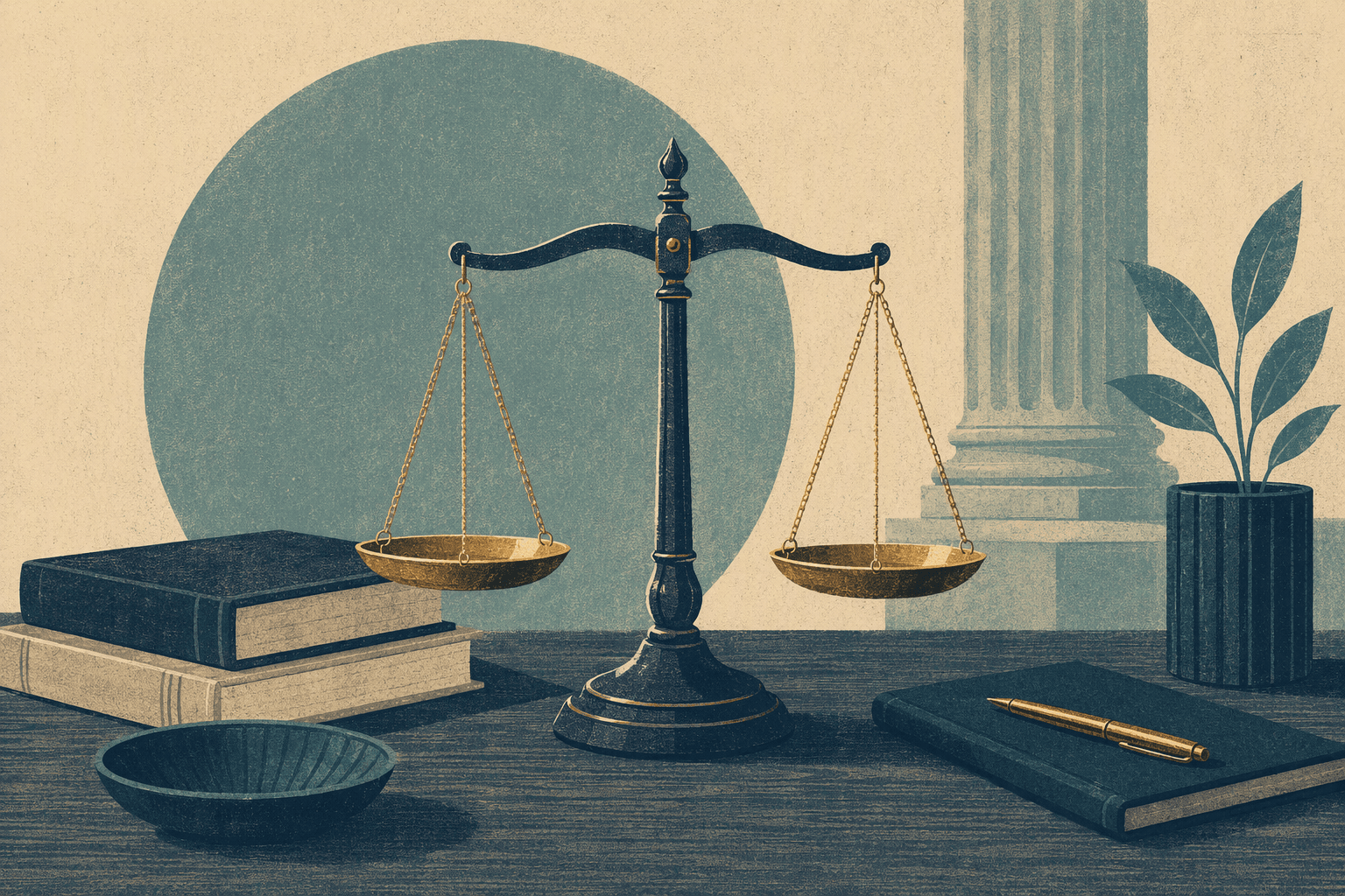 Legal Balance - illustration, Jake Team LLC