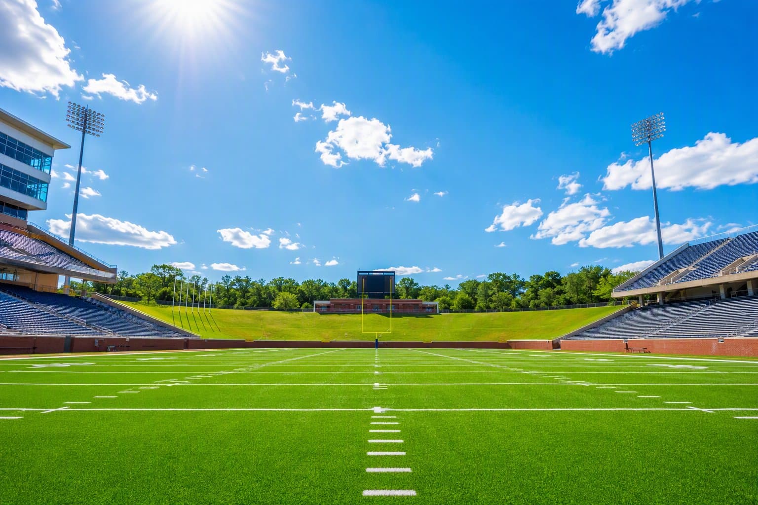 college football field - illustration, Jake Team LLC