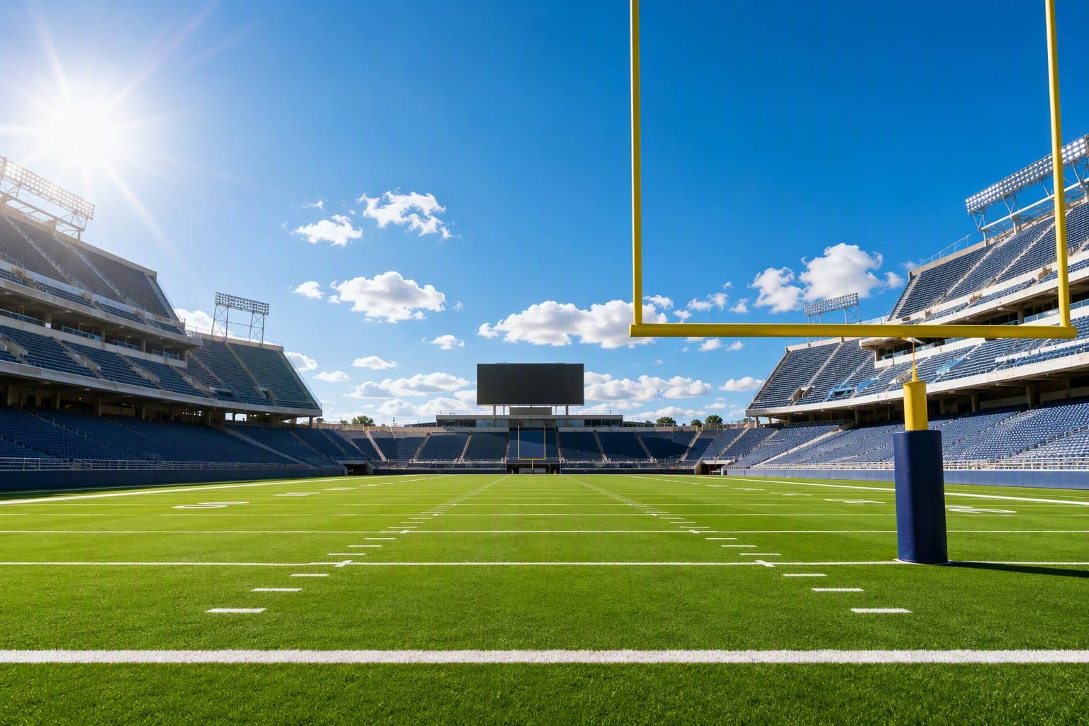 Sunlit Stadium Comeback - illustration, Jake Team LLC