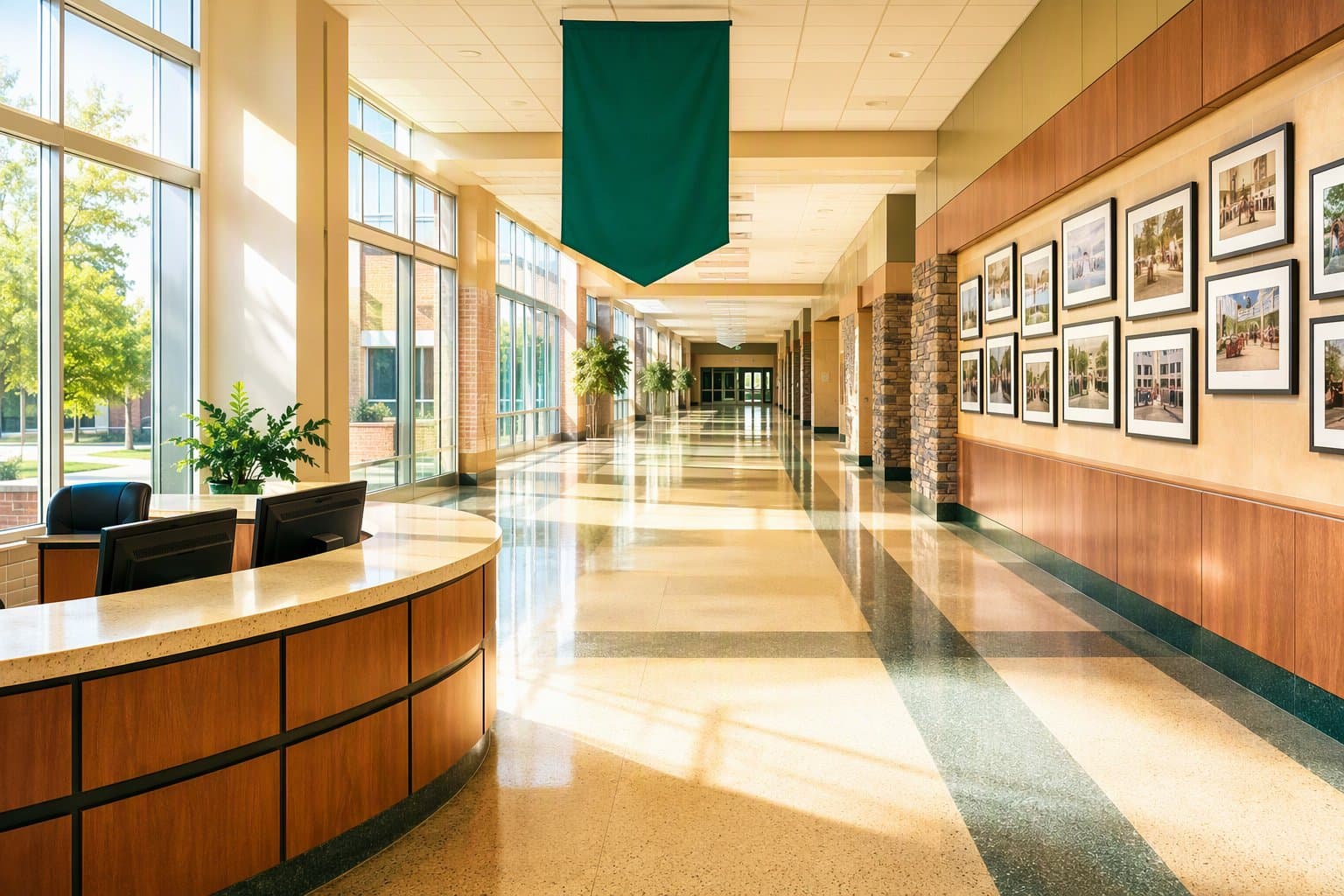 Bells High School - illustration, Jake Team LLC