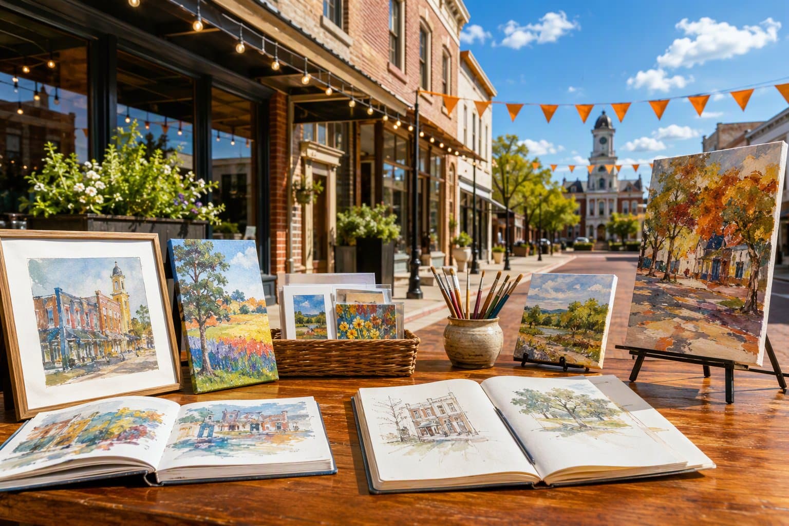 Sherman Cultural District - illustration, Jake Team LLC