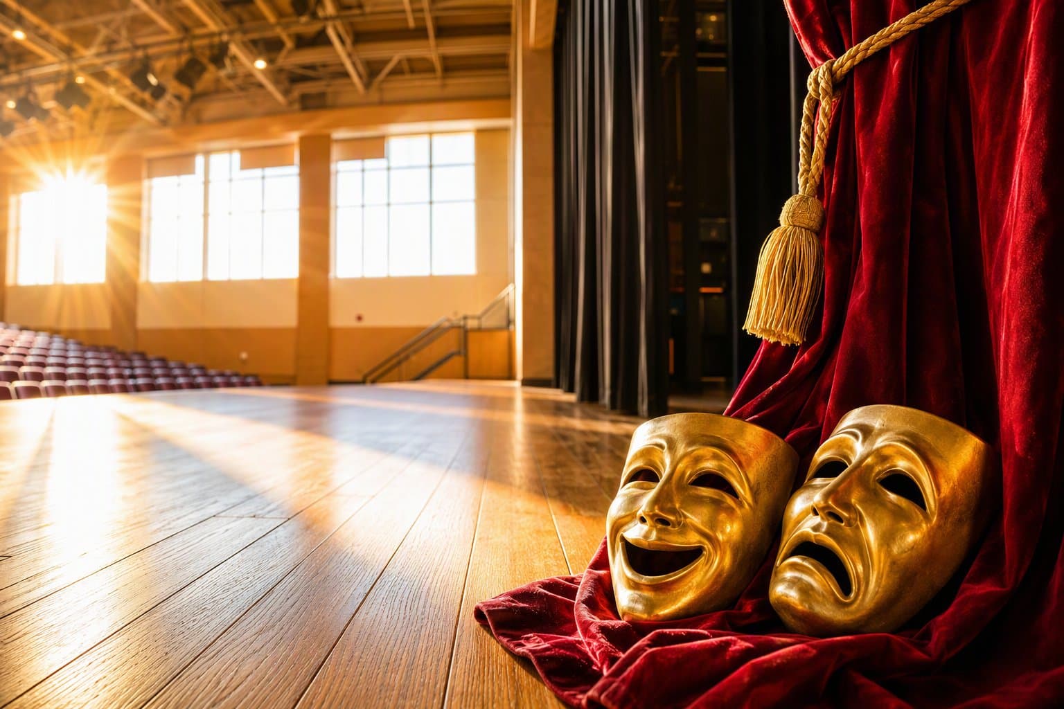 Sherman High Stage - illustration, Jake Team LLC