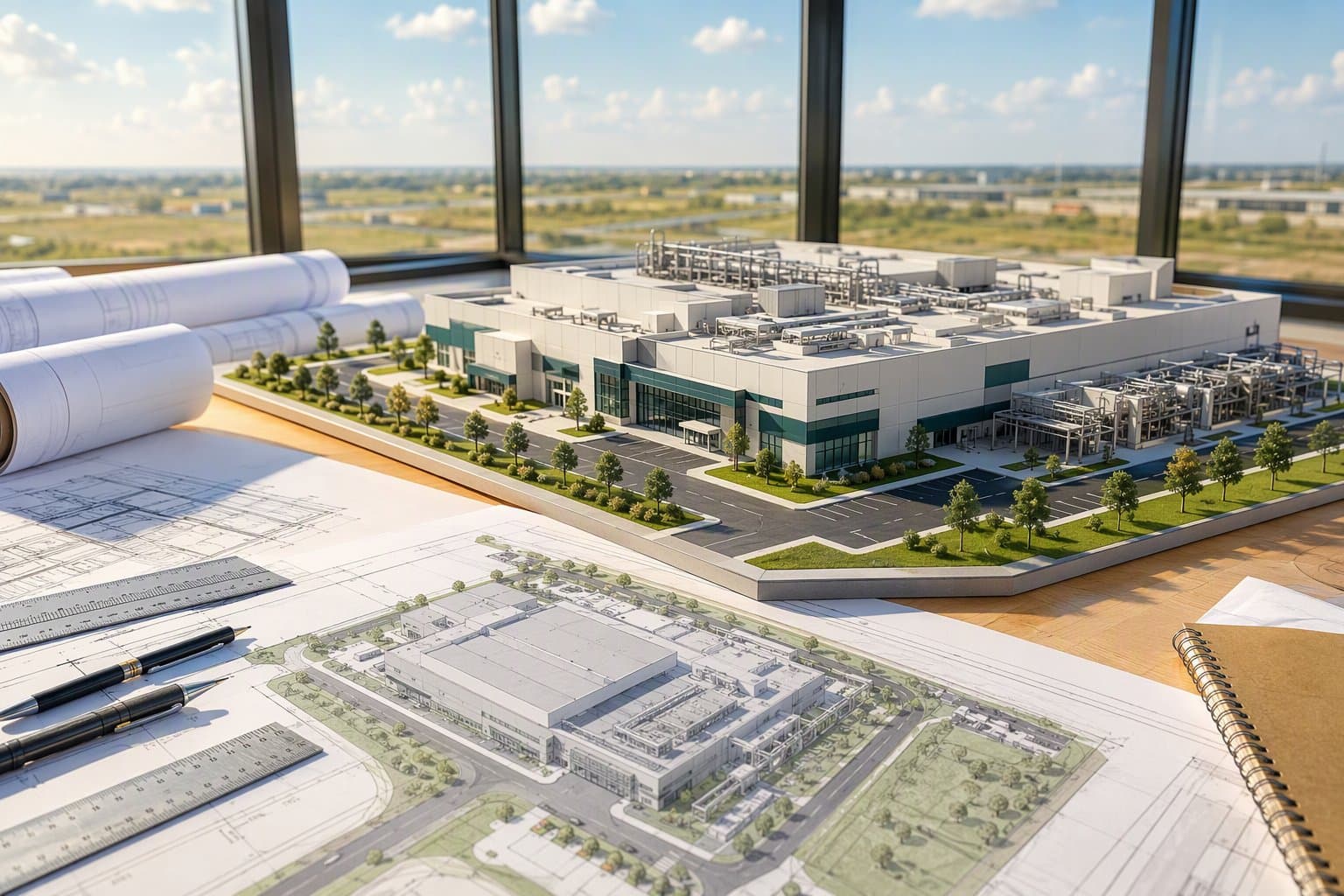 Cleanroom Expansion Plans - illustration, Jake Team LLC