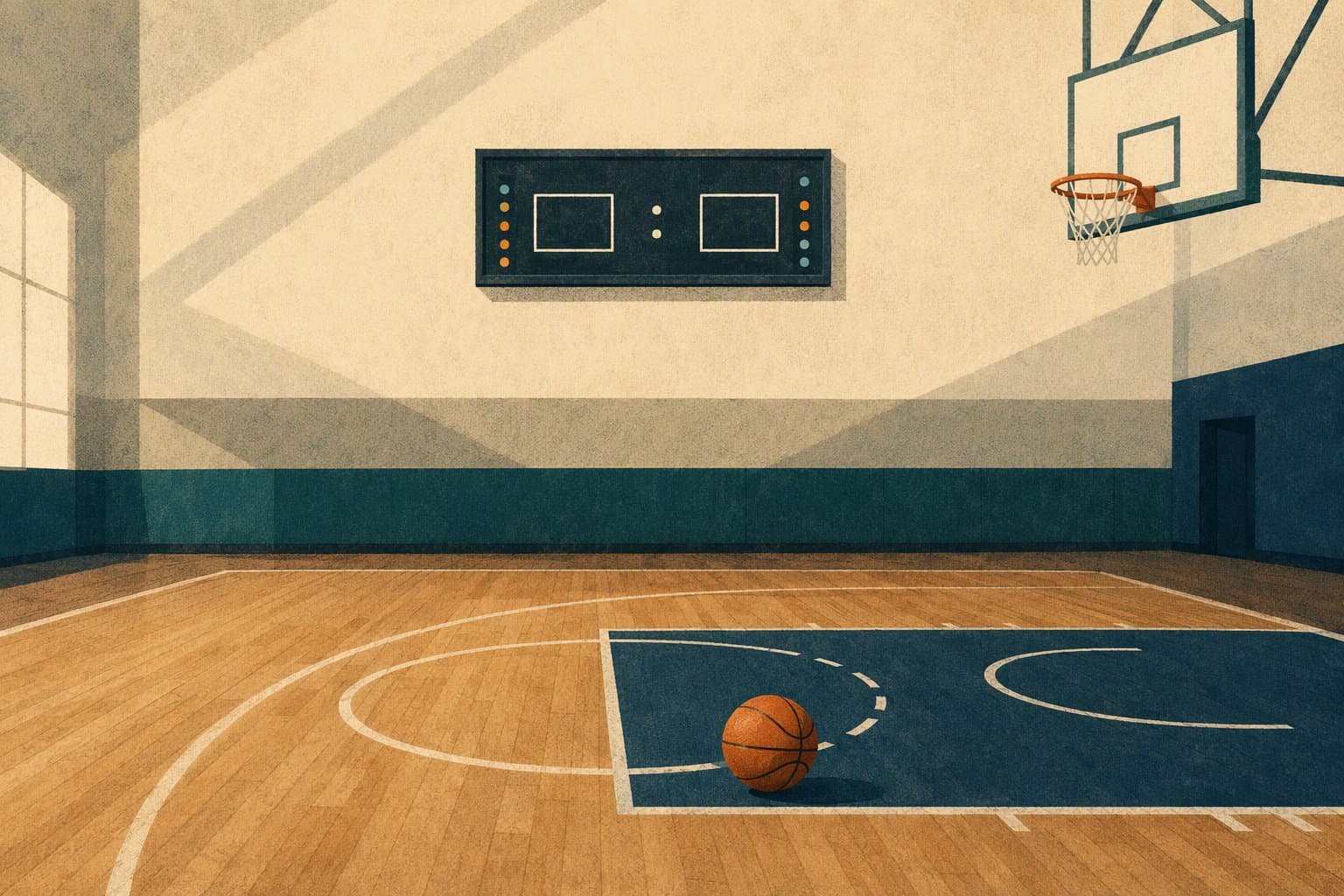 Close Basketball Game - illustration, Jake Team LLC