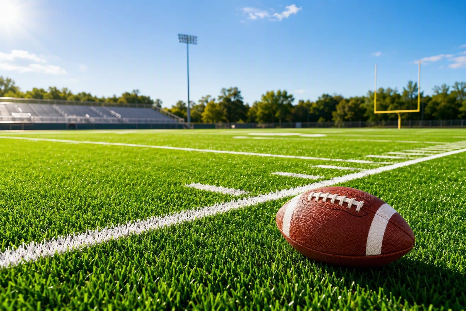 football field sunlight - illustration, Jake Team LLC