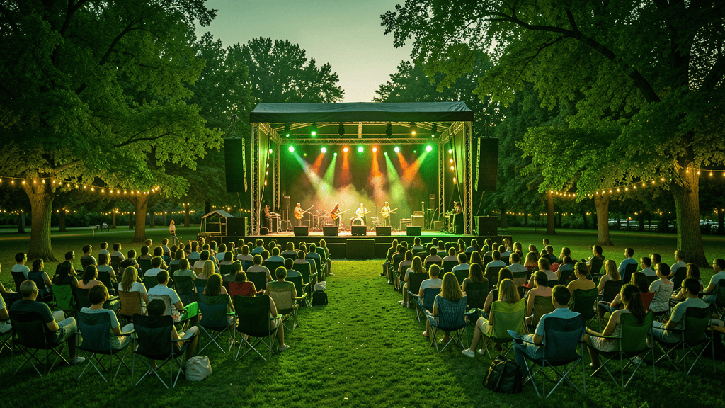 Sara Evans at Sherman Hot Summer Nights — illustration, Jake Team LLC