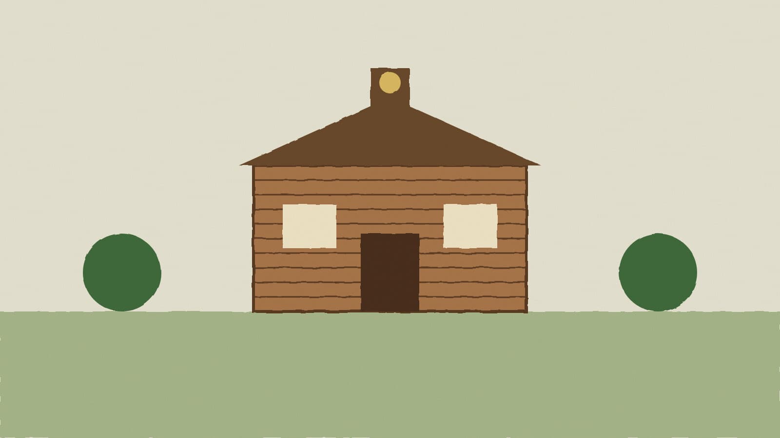Frontier schoolhouse - illustration, Jake Team LLC
