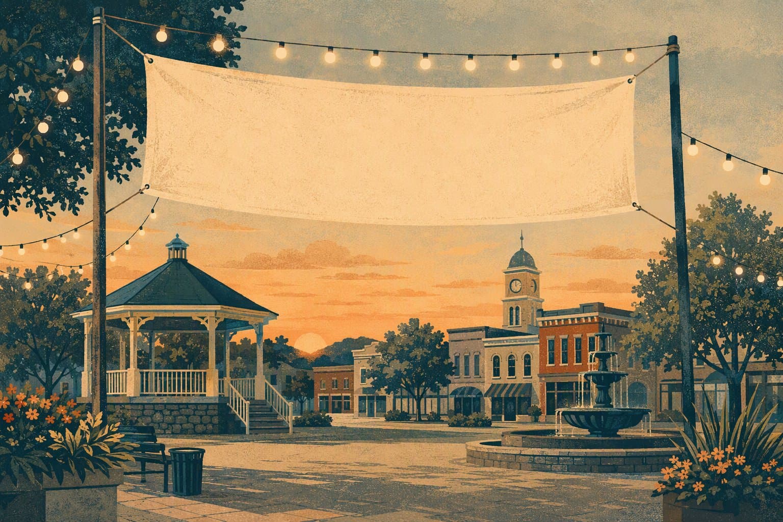 Community History Fundraiser - illustration, Jake Team LLC