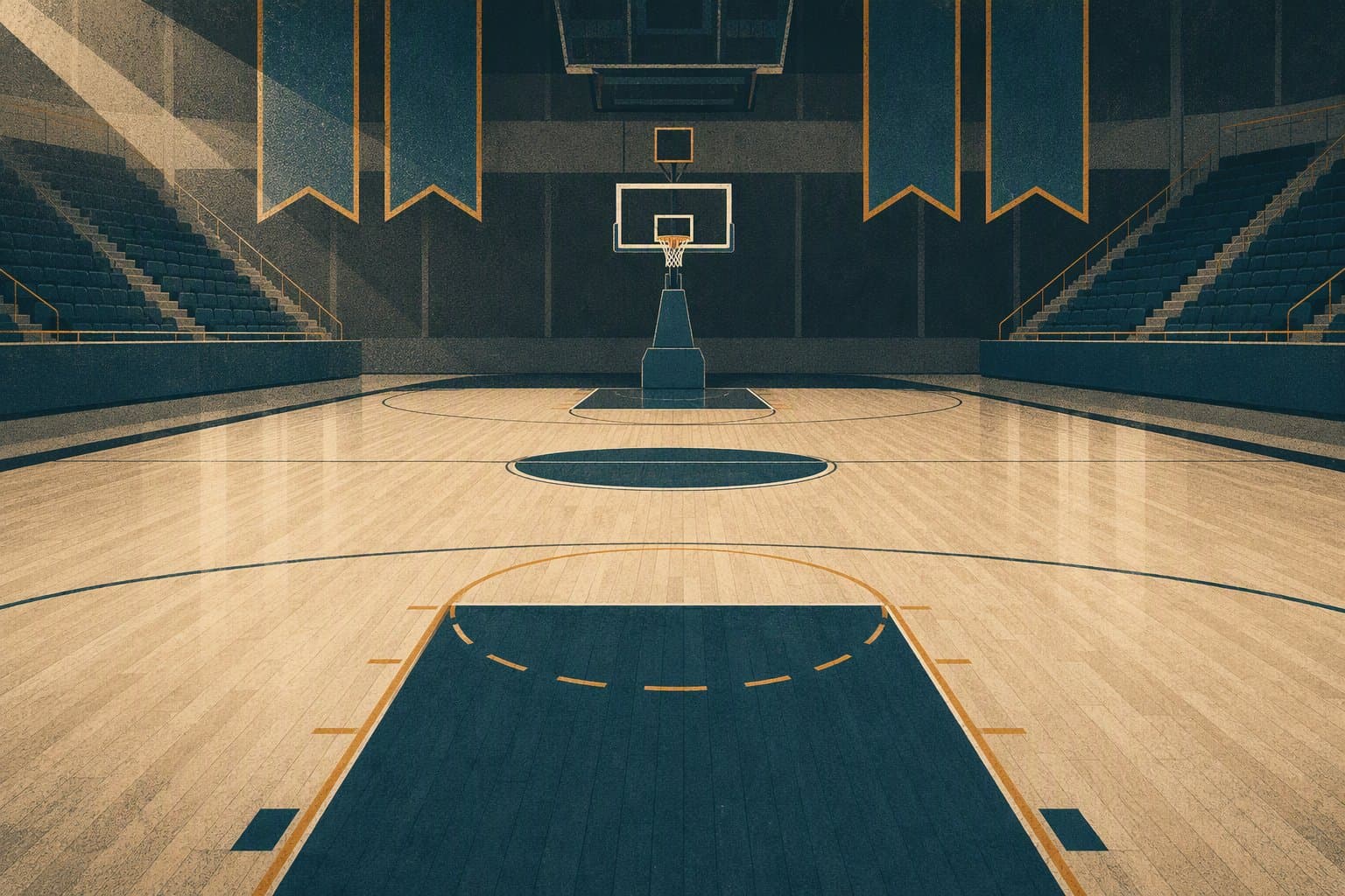basketball arena - illustration, Jake Team LLC