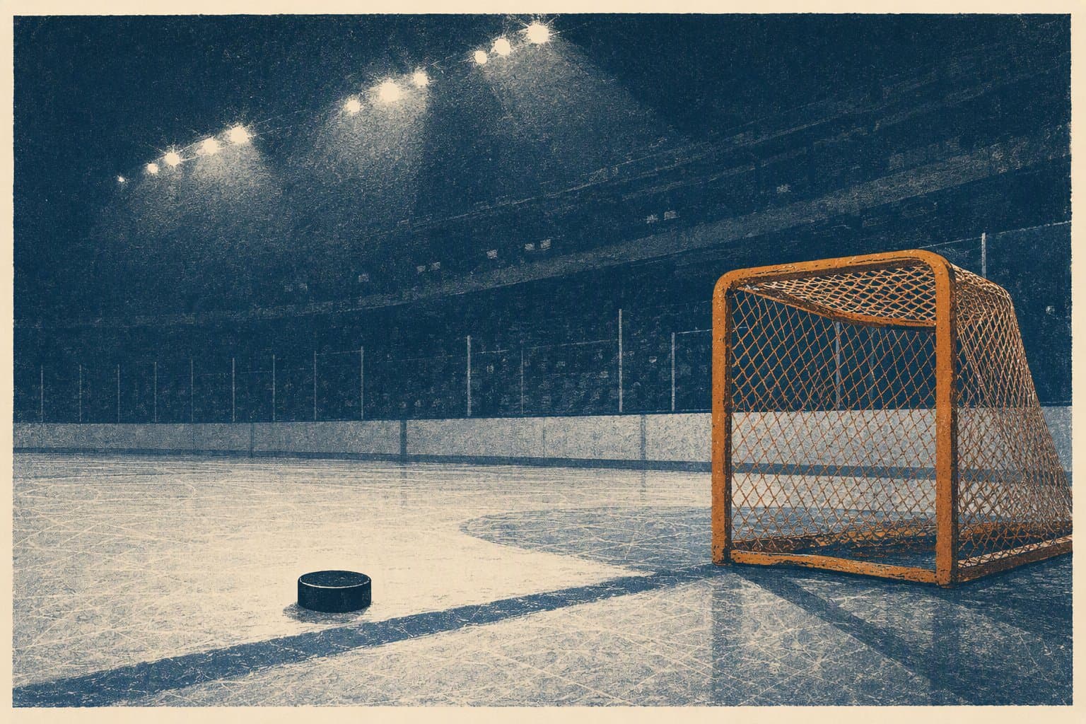 Hockey Shootout - illustration, Jake Team LLC