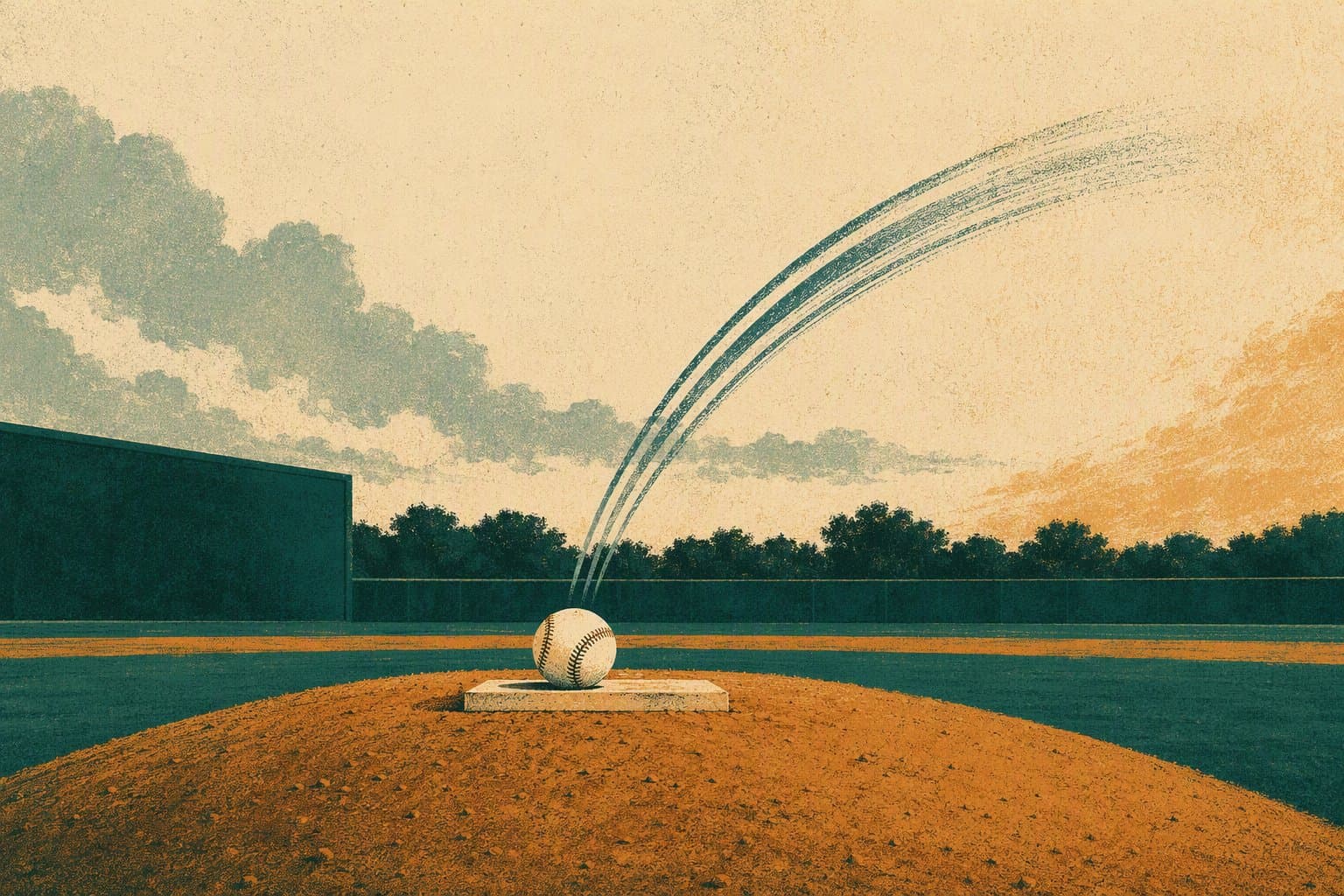 Baseball Pitching - illustration, Jake Team LLC