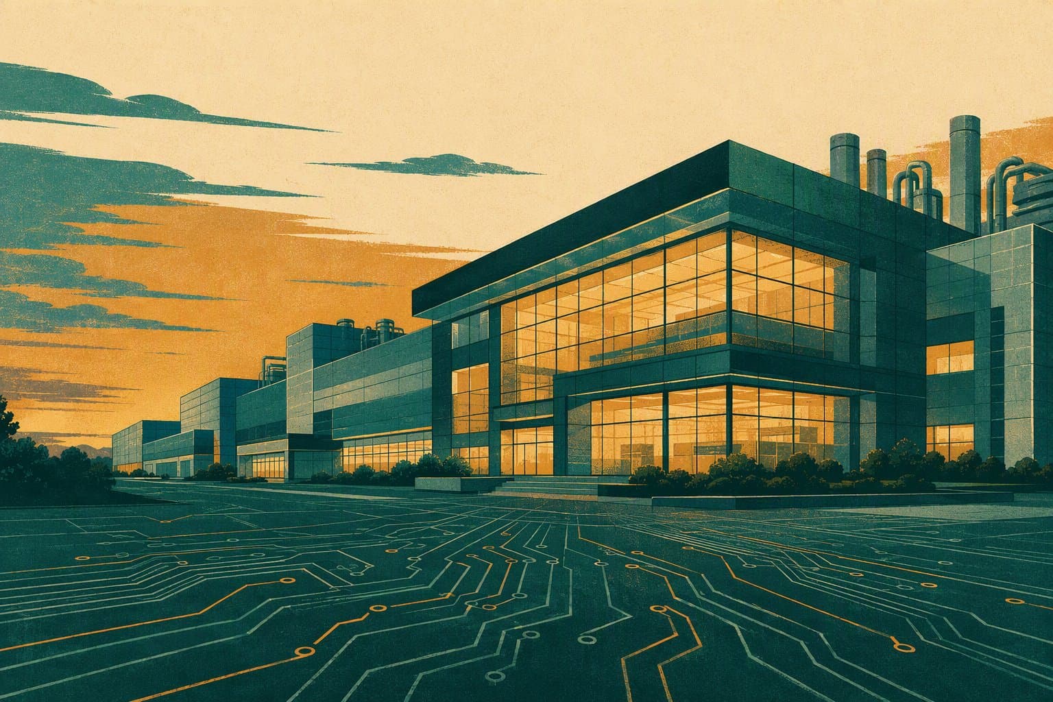 Semiconductor Manufacturing - illustration, Jake Team LLC
