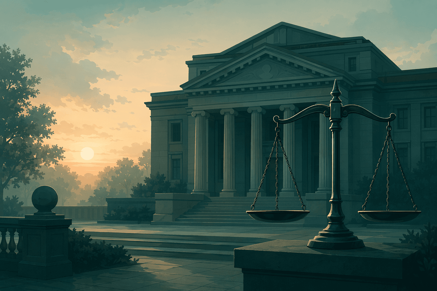 Solemn Justice - illustration, Jake Team LLC