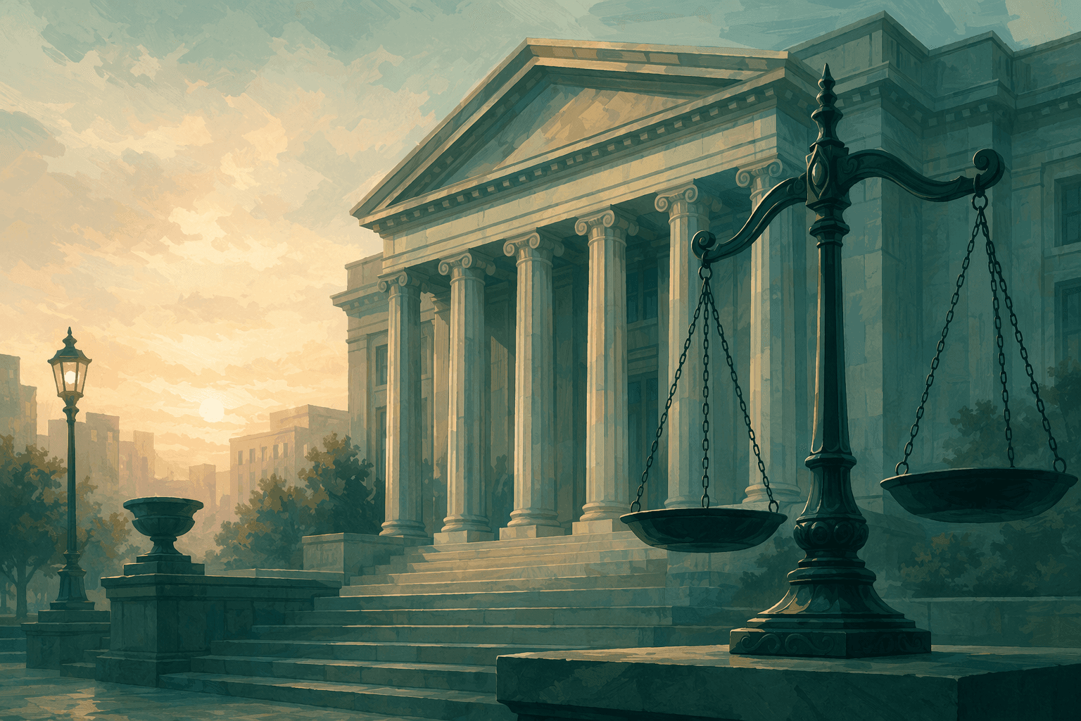 Justice and Order - illustration, Jake Team LLC