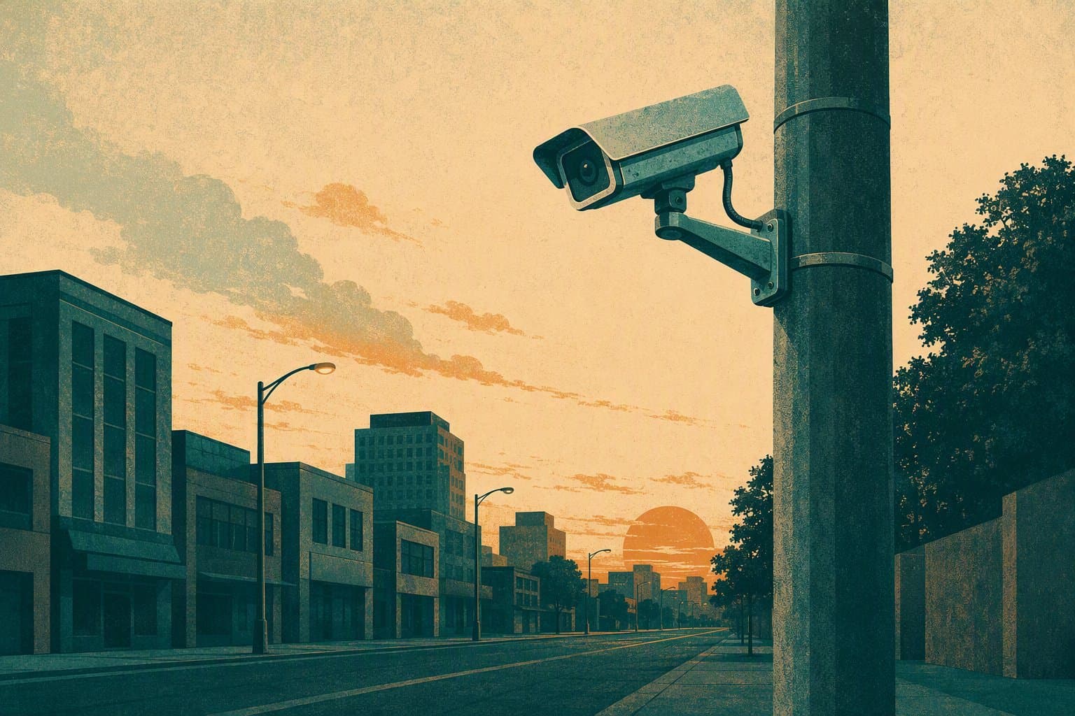 public surveillance - illustration, Jake Team LLC