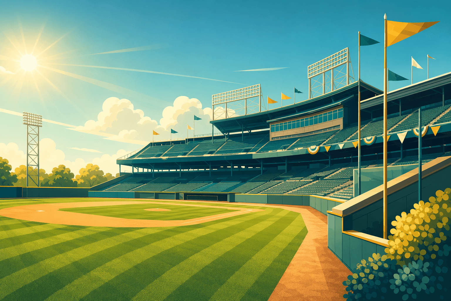 Baseball Victory - illustration, Jake Team LLC