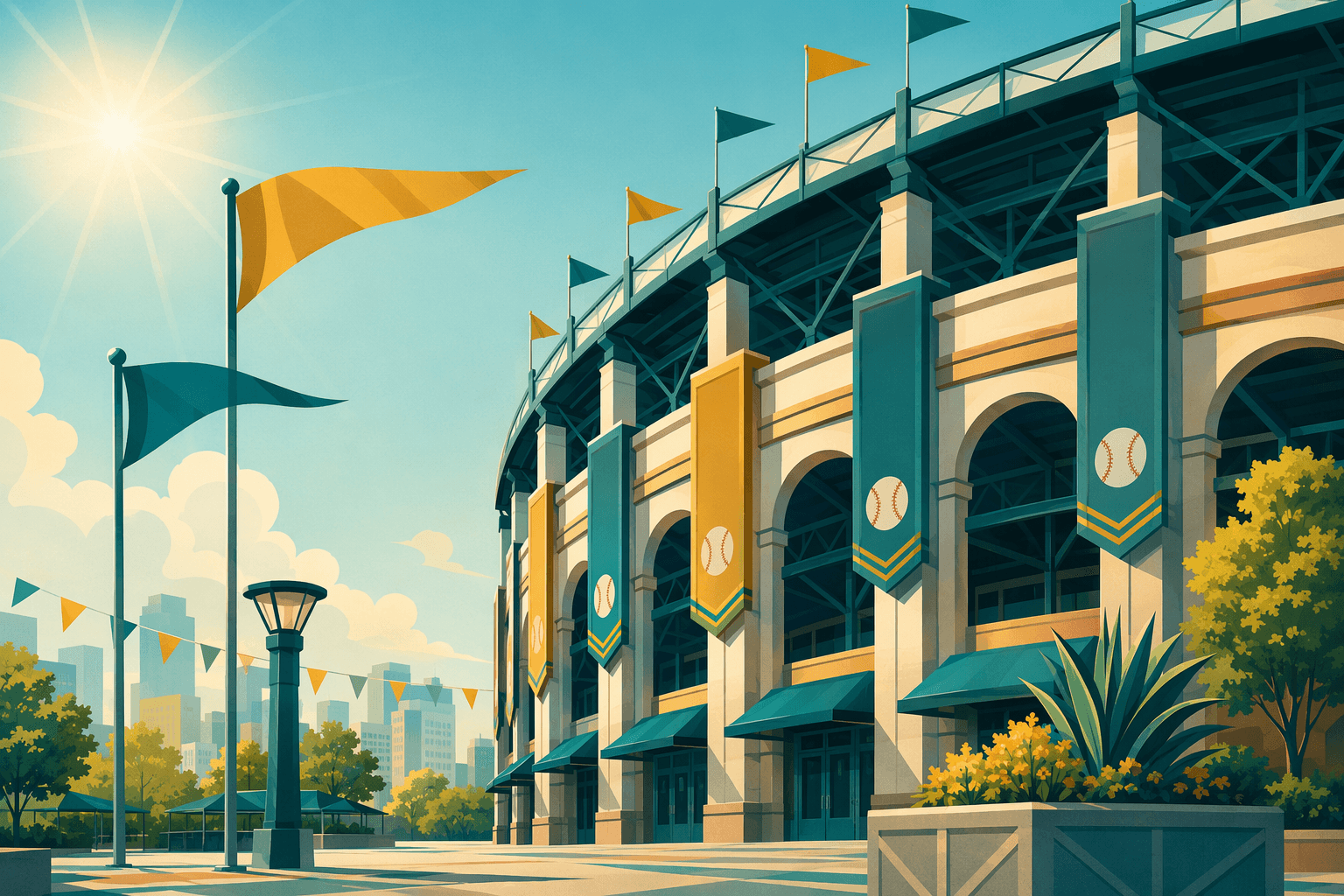 Baseball Victory - illustration, Jake Team LLC