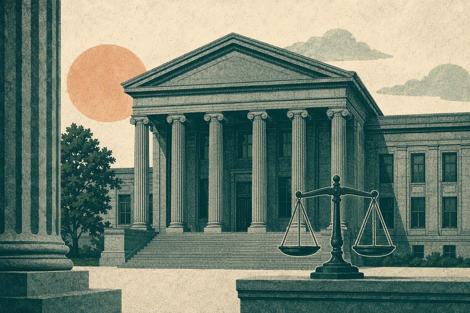 justice and inquiry - illustration, Jake Team LLC