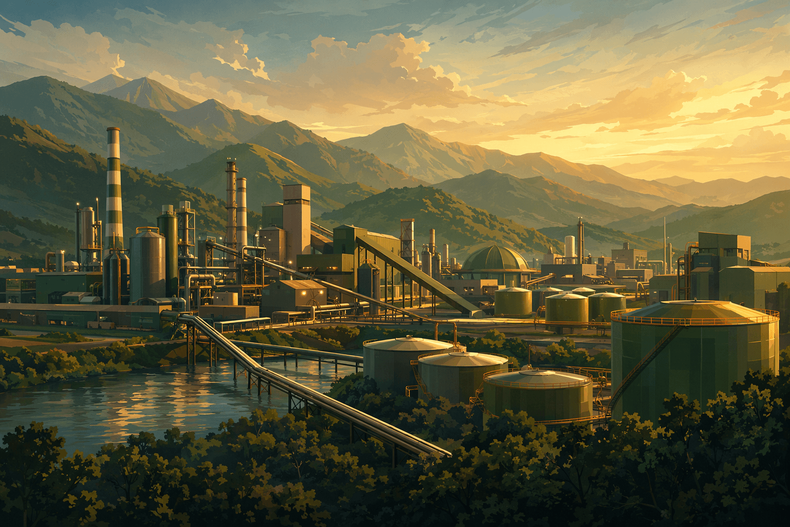 Industrial Expansion - illustration, Jake Team LLC