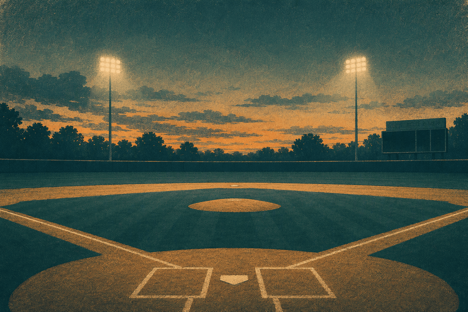 baseball stadium - illustration, Jake Team LLC