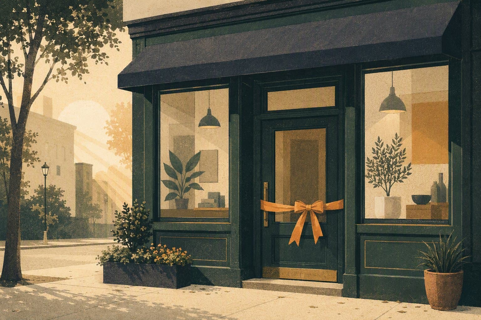 New Retail Opening - illustration, Jake Team LLC