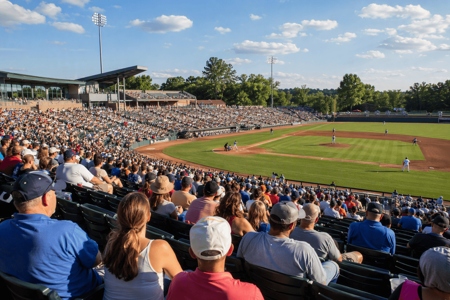 baseball stadium atmosphere - illustration, Jake Team LLC