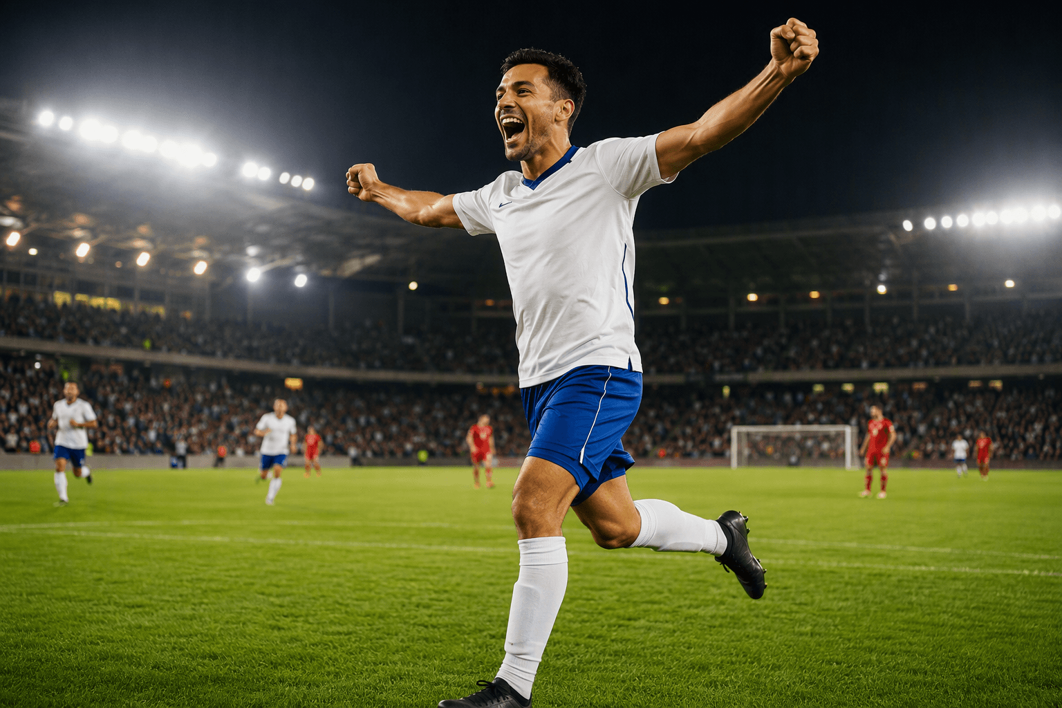 Soccer victory celebration - illustration, Jake Team LLC