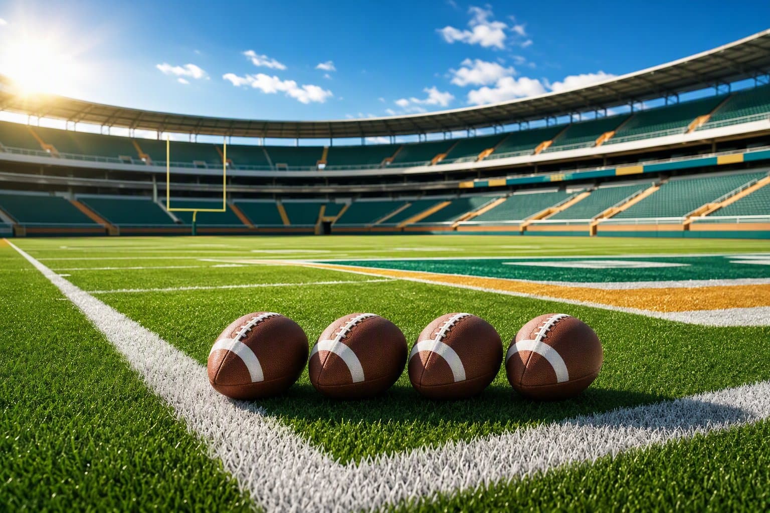 Four-Touchdown Victory - illustration, Jake Team LLC