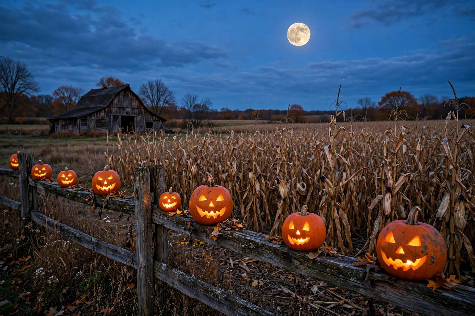Nightmare Farms Season Opening Night — Illustration by Jake Team LLC